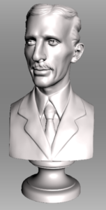 LB 468 Busto Nikola Tesla h. cm. 62
