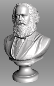 LB 470 Busto Karl Marx h. cm. 63