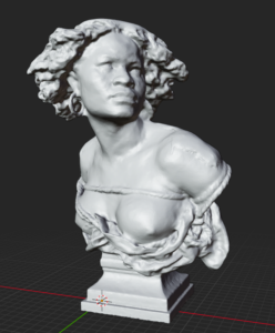 LB 473 Busto Schiava h. cm. 60