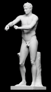 LS 488 Statua dell'Apoxyomenos h. cm. 190 (Musei Vaticani)